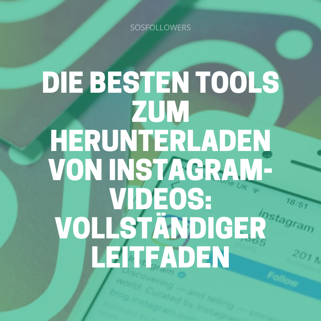 Die besten Tools zum Herunterladen von Instagram-Videos Vollständiger Leitfaden